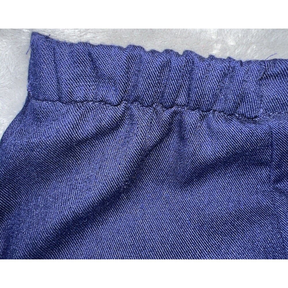 CL Cricket Lane Vintage 80s Womens 12 Canvas Blend Tulip Skirt Stretch USA Made - Picture 5 of 12